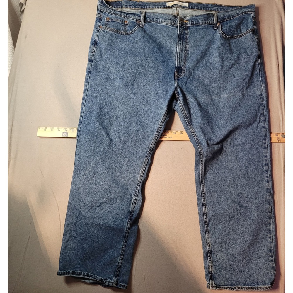 Signature by Levi Strauss Mens Relaxed Fit Jeans‎ Medium Wash Denim 44x29 477